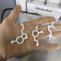 Small 3 Beloved Chemicals - Keyrings 3D Printing 124885