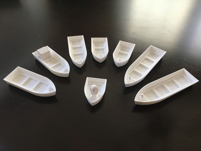 IMHOTEP Boats and Raft 3D Print 124925