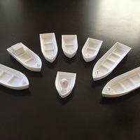 Small IMHOTEP Boats and Raft 3D Printing 124925