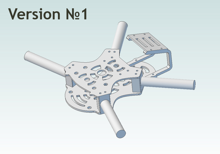 Quadcopter "Pirat Mini" 3D Print 124950
