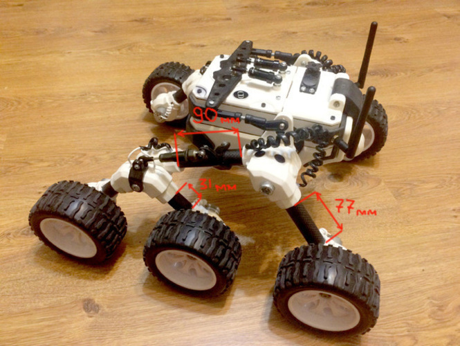 Martian rover 3D Print 124964