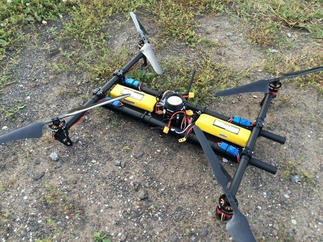 Quadcopter  H frame  3D Print 124988