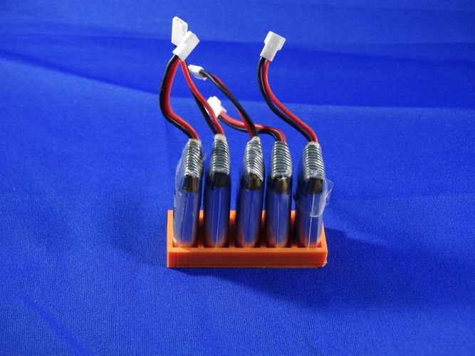 Battery holder for Hubsan X4 batteries 3D Print 125002