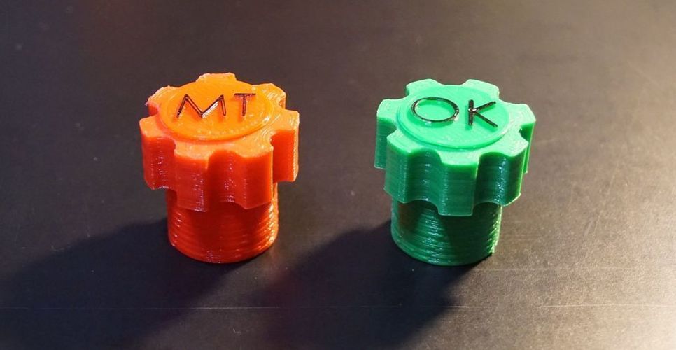 CO2 Paintball Bottle Caps / Markers 3D Print 125017