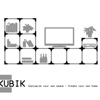 Small KUBIK - Costumizable shelving joints 3D Printing 125059