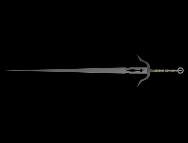 CIri's Sword-Witcher 3 3D Print 125077