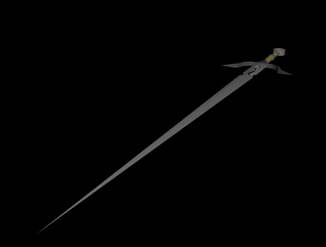CIri's Sword-Witcher 3 3D Print 125079