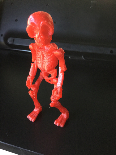 Skully Articulated Skeleton  3D Print 125098