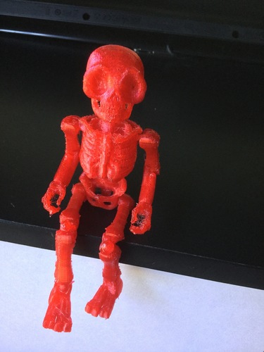 Skully Articulated Skeleton  3D Print 125099