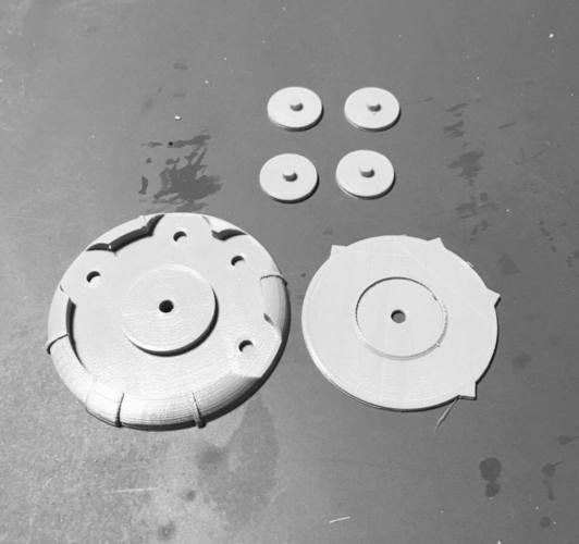 30mm 35mm and 50mm bases for DropFleet Commander 3D Print 125134