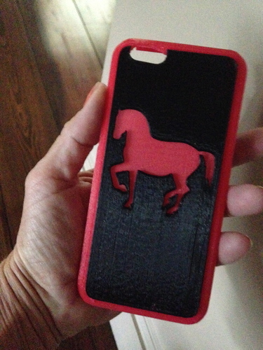 iPhone case Horse 2 part 3D Print 125159