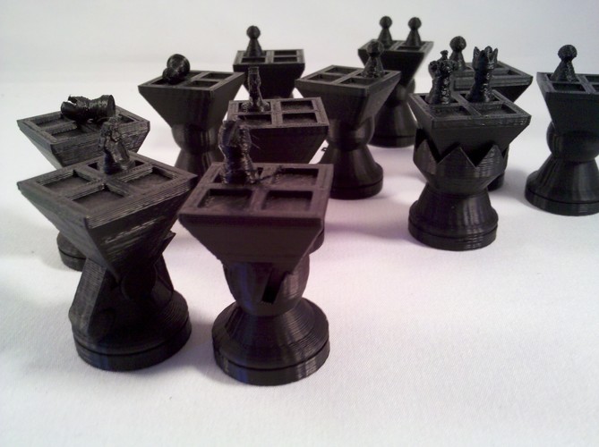 chess - ajedrez tablero 3D Print Model in Board Games 3DExport