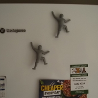 Rock Climber Fridge Magnet. - Thumbnail 2
