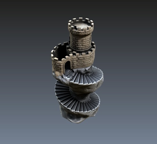 Spiral tower 3D Print 125572