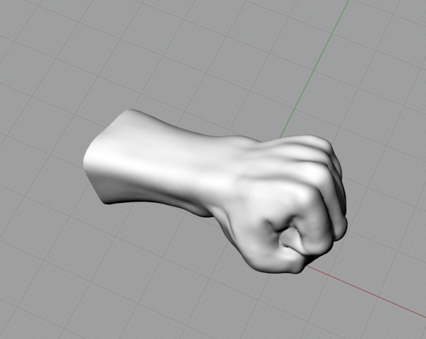 Fist – 11292016 3D ceramic