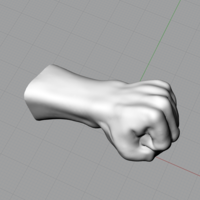 Small Fist – 11292016 3D ceramic 3D Printing 125641