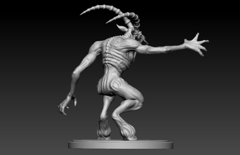 Goat Demon 3D Print 125747