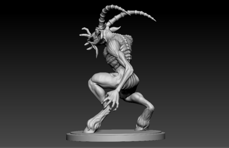 Goat Demon 3D Print 125749