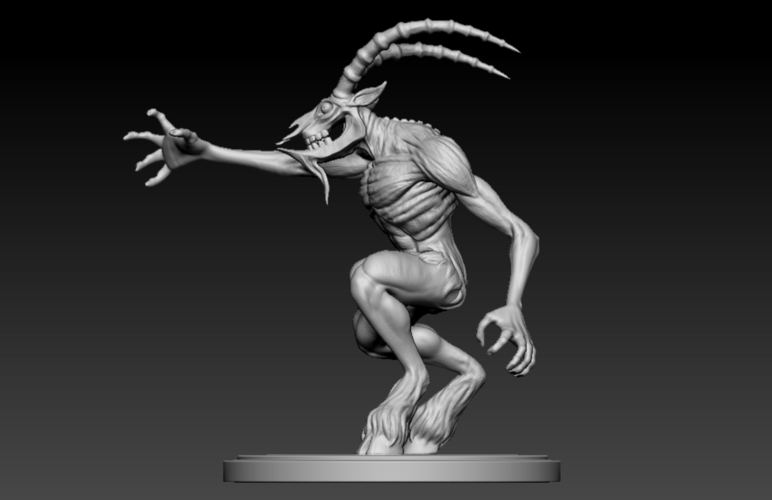Goat Demon 3D Print 125750