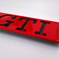 VW golf2 GTI side door badge - Thumbnail 2