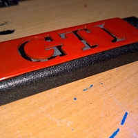 VW golf2 GTI side door badge - Thumbnail 7