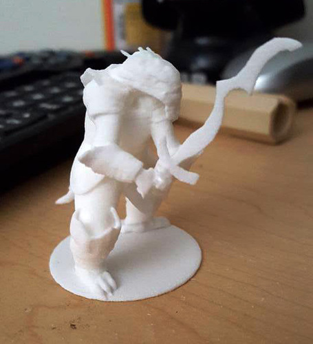 Roktor - The Dragonborn Fighter 3D Print 125910