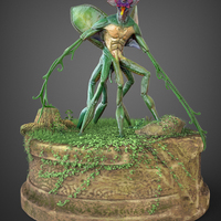Small Flourish Man (forest king) 3D Printing 125950