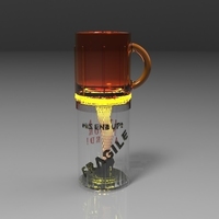 Small A Christmas Story Mug (Leg Lamp) 3D Printing 126047