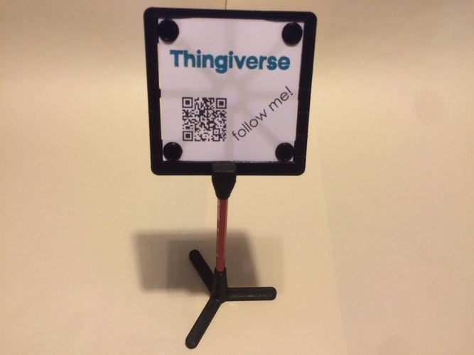 Display Frame and Stand 3D Print 126113