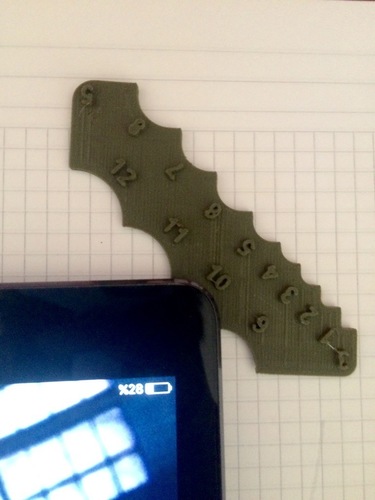 Fillet Gauge 3D Print 126139