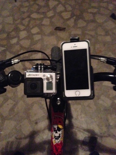 GoPro & iPhone 5 Universal Bike Mount 3D Print 126150