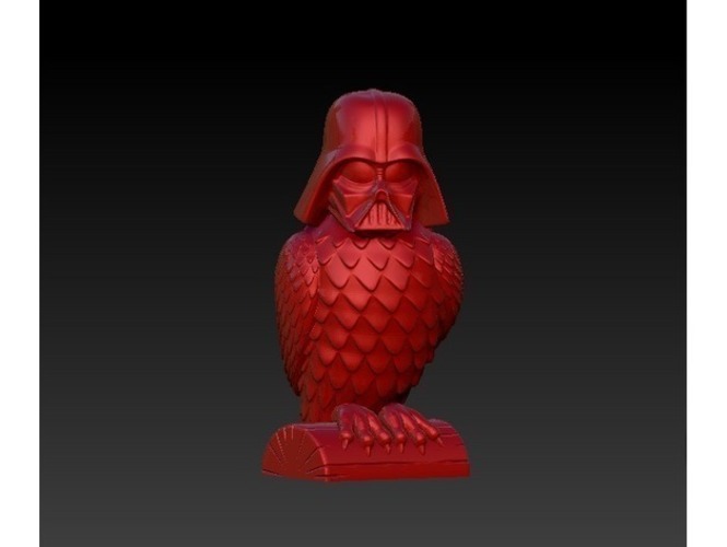 Darth Vader owl (remix) 3D Print 126256
