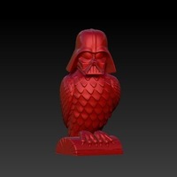 Small Darth Vader owl (remix) 3D Printing 126256