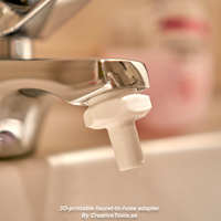 3D-printable faucet-to-hose adapter - Thumbnail 2