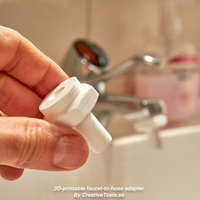 3D-printable faucet-to-hose adapter - Thumbnail 3