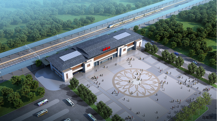 The high speed railway station design 3D Print 126312