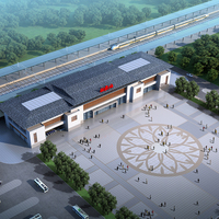 The high speed railway station design - Thumbnail 5