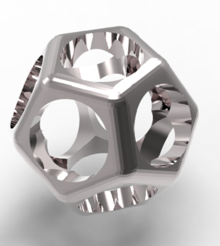 dodecahedron ring 3D Print 126434