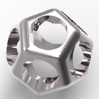 Small dodecahedron ring 3D Printing 126435