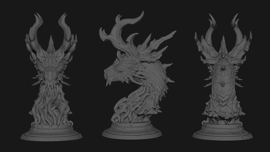 Forest Dragon 3D Print 126478