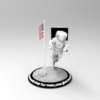 Astronaut Smart Phone Stand (Neil Armstrong) - Thumbnail 1