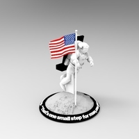 Astronaut Smart Phone Stand (Neil Armstrong) - Thumbnail 2