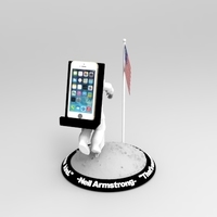 Astronaut Smart Phone Stand (Neil Armstrong) - Thumbnail 4
