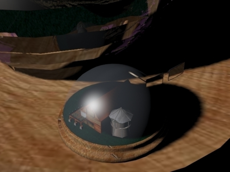 Barn house snowglobe