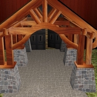 Barn house snowglobe - Thumbnail 3