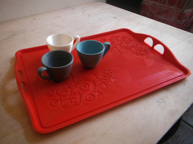 Basic teatime tray 3D Print 126857
