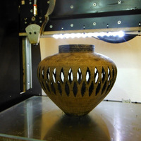 Small Holed wood VASE 3D Printing 126878