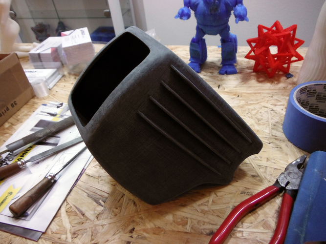 Fairing glove box for Kawasaki 1700 Vaquero 3D Print 126888
