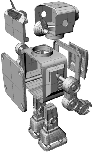 Robot HORIKAWA style 3D Print 126894