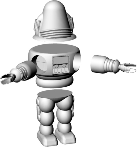 Italy Robbie Robot 3D Print 126900